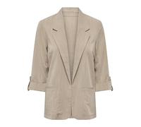 ONLY Women's Onlmarsa 3/4 Blazer WVN Noos Longblazer, Safari/Detail: Melange, L