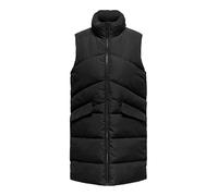 ONLY Women's Onlmatilde OTW Noos Long Waistcoat Vest, Schwarz, L