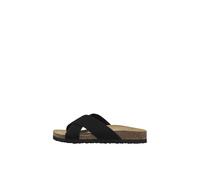 ONLY Women's Onlmaxi Madison-1 Cross PU Nubuc Slipon, Black, 6 UK