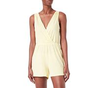 ONLY Women's ONLMAY S/L WRAP Playsuit JRS Jumpsuit, Lemon Meringue, L