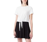 ONLY Women's ONLMAY S/S Short Knot TOP JRS T-Shirt, Cloud Dancer, M