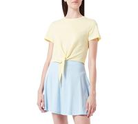 ONLY Women's ONLMAY S/S Short Knot TOP JRS T-Shirt, Lemon Meringue, M