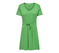 ONLY Womens Onlmay S/S V-Neck Short JRS Noos Dress, Green (Kelly Green), S EU
