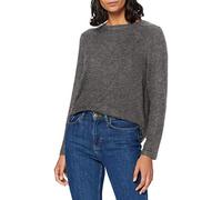 ONLY Women's Onlmayea Life L/S Lace Pullover Cc KNT Sweater, Medium Grey Melange, S