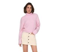 ONLY Women's Onlmelanie L/S Rollneck Pullover KNT Knitted Jumper, Pink Lady, S