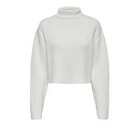ONLY Women's Knit Sweater Turtleneck Long Sleeve Deep Shoulders Regular Fit, Colours:Brown-4, Size:S