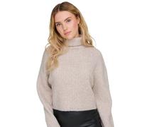 ONLY Women's Onlmelanie L/S Rollneck Pullover KNT Sweater, Oatmeal, XS