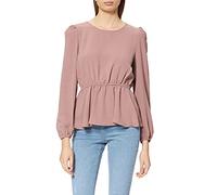 ONLY Women's Onlmette DAR L/S O-Neck Top Noos WVN, Elderberry, S