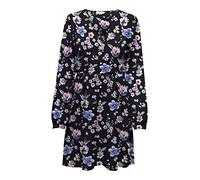 ONLY Women's Onlnova Life L/S Thea Button Dress, Sky Captain/AOP:347 Iris, S