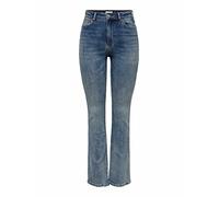 ONLY Women's Onlmila Hw Flared DNM Bj13994 Noos Stretch Jean Pants, Medium Blue (Medium Blue Denim), 30W x 34L