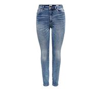 ONLY Women's Onlmila Hw Sk ANK Bb Jeans Bj13994 Noos Skinny, Blue (Medium Blue Denim Medium Blue Denim), W32/L32 (Size: 32)