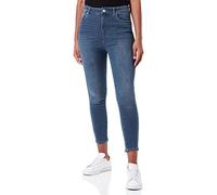 ONLY Women's Onlmila Hw Sk ANK DNM Bj407 Noos Jeans, Blue Black Denim, 30W x 34L