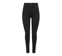 ONLY Women's ONLMILA-IRIS HW LANK SK Leg DNM PIMBOX Jeans, Washed Black, S / 30L