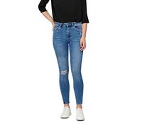 ONLY Women's Onlmila Life Hwsk Ank Dst Bj139944 Noos Jeans, Medium Blue Denim, 32W 34L UK
