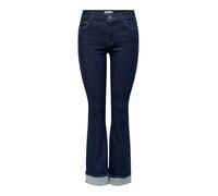 ONLY Women's Onlmila Mw Flared Foldup Gua028 DNM Noos Onlmila Mw Flared Foldup Gua028 DNM Noos