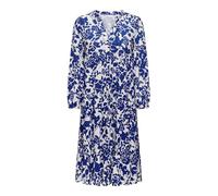 ONLY Women's Casual Midi Dress with Button Placket Summer Dress, Colours:Blue, Size:M