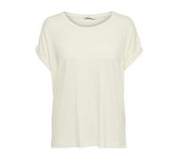 ONLY Women's ONLMOSTER S/S O-Neck TOP NOOS JRS T-Shirt, Antique White, Medium