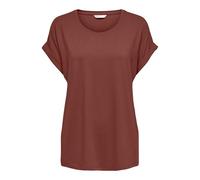 ONLY Women's Onlmoster S/s O-Neck Top Noos JRS T-Shirt, Henna, S
