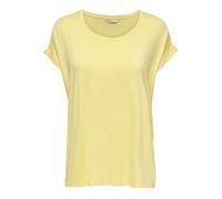 ONLY Women's Onlmoster S/S O-Neck Top Noos JRS T-Shirt, Yellow (pale banana), M