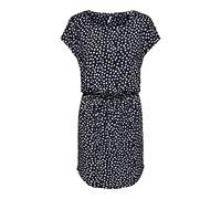 ONLY Women's Onlmay S/S Dress Noos, Night Sky/AOP:lea Flower, S