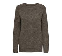 Only Women's ONLNANJING L/S Pullover KNT NOOS Sweater, Major Brown, L