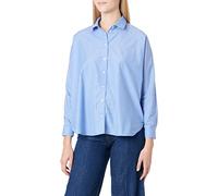 ONLY Women's Onlnew Grace Ls Shirt Noos WVN Blouse, Moonlight Blue/Stripes: Blue/White, M