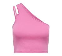 ONLY Women's Onlnew Kira S/L Top Box JRS Crop, Wild Orchid/Detail:One Shoulder, M