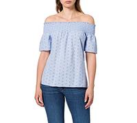 ONLY Women's Onlnew Shery Life Emb Offsho Ff DNM Top - Blue - XS