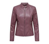 ONLY Women's Onlnewmelisa Faux Leather Jacket CC OTW, Rose Brown, M