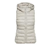 ONLY Women's Onlnewtahoe Hood Waistcoat Otw Noos Vest, Pumice Stone, M UK