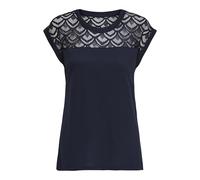 ONLY Women's Onlnicole Life S/S Mix Top Noos JRS T-Shirt, Blue (Night Sky), L