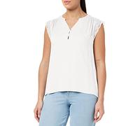 ONLY Women's ONLNINA Capsleeve TOP WVN T-Shirt, Cloud Dancer, XS