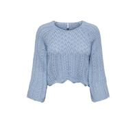 ONLY Women's Onlnola Life KNT Noos 3/4 Pullover Sweater, Light Blue, XS