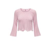 ONLY Womens Onlnola Life KNT Noos 3/4 Pullover Sweaters, Candy Pink, M UK
