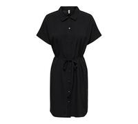 ONLY Women's Onlnova Life Elite Ayla Shirt Dress Soli, Black, S