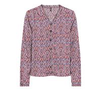 ONLY Women's Onlnova Life Elite L/S Malou Top, Red Orange/AOP:591 Soul, Large