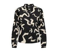 ONLY Women's Onlnova Life Elite L/S Maya Shirt Blouse, Black/AOP: 587 Yoko, XL
