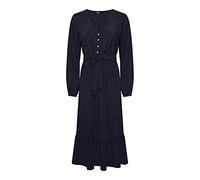 ONLY Women's Onlnova Life Vis Amy Long Dress Solid, Night Sky, XS
