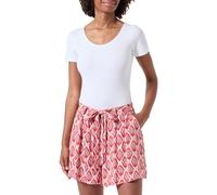 ONLY Women's Onlnova Life Vis Jasmin AOP Shorts, red, XS