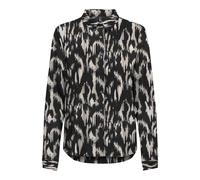 ONLY Women's Onlnova Life Vis L/S Lynne Shirt Blouse, Black/AOP:590 Rough Animal, XL