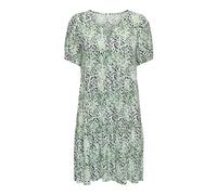 ONLY Women's Onlnova Life Vis Thea Kh Dress AOP, Quiet Green, S