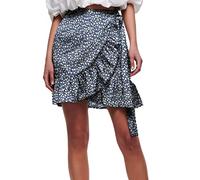 ONLY Women's ONLOLIVIA WRAP Skirt WVN NOOS, Blue Mirage/AOP:Tonal Ditsy, S