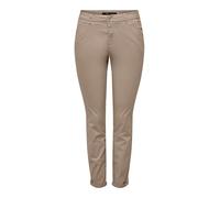 ONLY Women's Onlparis Reg Chino Pant PNT Noos Trousers, Silver Mink, 36W x 32L