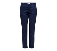 ONLY Women's Onlparis Reg Chino Pants PNT Trouser, Blazer Navy, 36/32