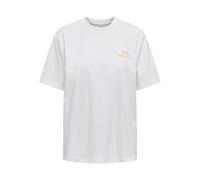 ONLY Women's Onlpatricia Life S/S Summer Top Box JRS, Bright White, M