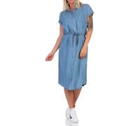 Only Women's ONLPEMA Hannover SS DNM SH Dress QYT, Medium Blue Denim, L