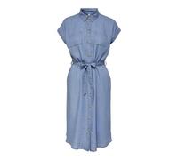 ONLY Women's ONLPEMA Hannover SS DNM SH Dress QYT Dress, Medium Blue Denim, S