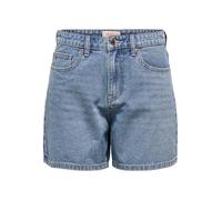 ONLY Women's Onlphine Life Shorts Bb Mas0001 Noos Shorts Not Applicable, Light Blue Denim, M