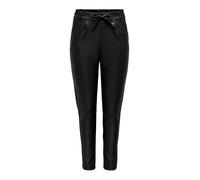 ONLY Women's ONLPOPTRASH Easy Coated Pant PNT NOOS Trouser, Black, X-Large/32