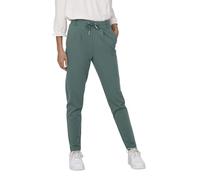 ONLY Women's Onlpoptrash Life Easy Col Pant PNT Noos Regular fit Trousers with Drawstring Closure for Lounge and Leisure, Dark Forest Green, M / 34L